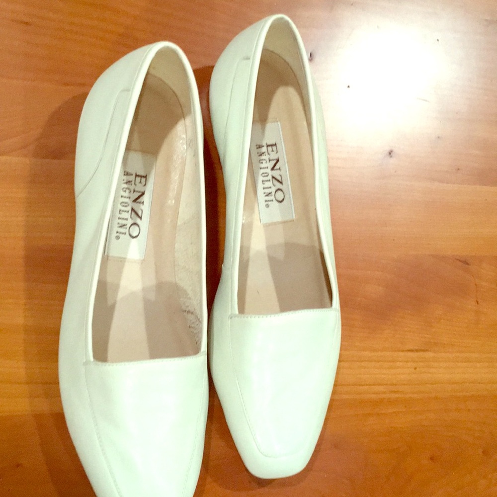Beige flats